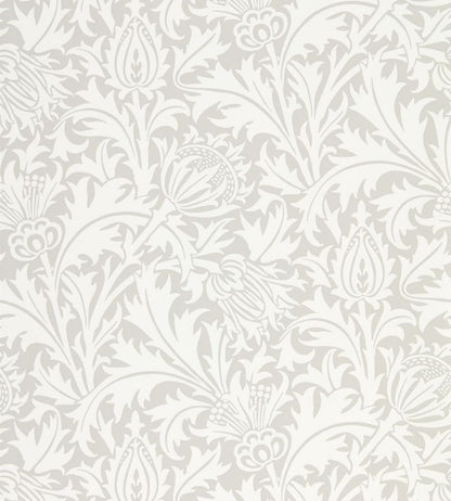 Pure Thistle Wallpaper by Morris & Co Pebble