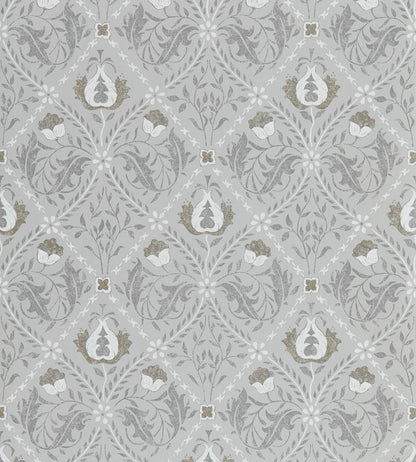 Pure Trellis Wallpaper by Morris & Co Lightish Grey