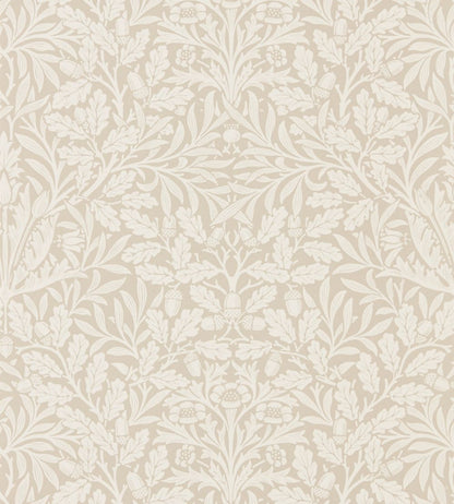 Pure Acorn Wallpaper by Morris & Co Linen/Ecru
