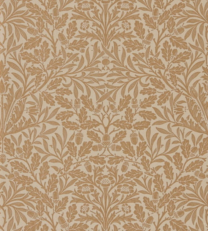 Pure Acorn Wallpaper by Morris & Co Gilver/Copper
