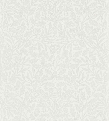 Pure Acorn Wallpaper by Morris & Co Chalk/Silver