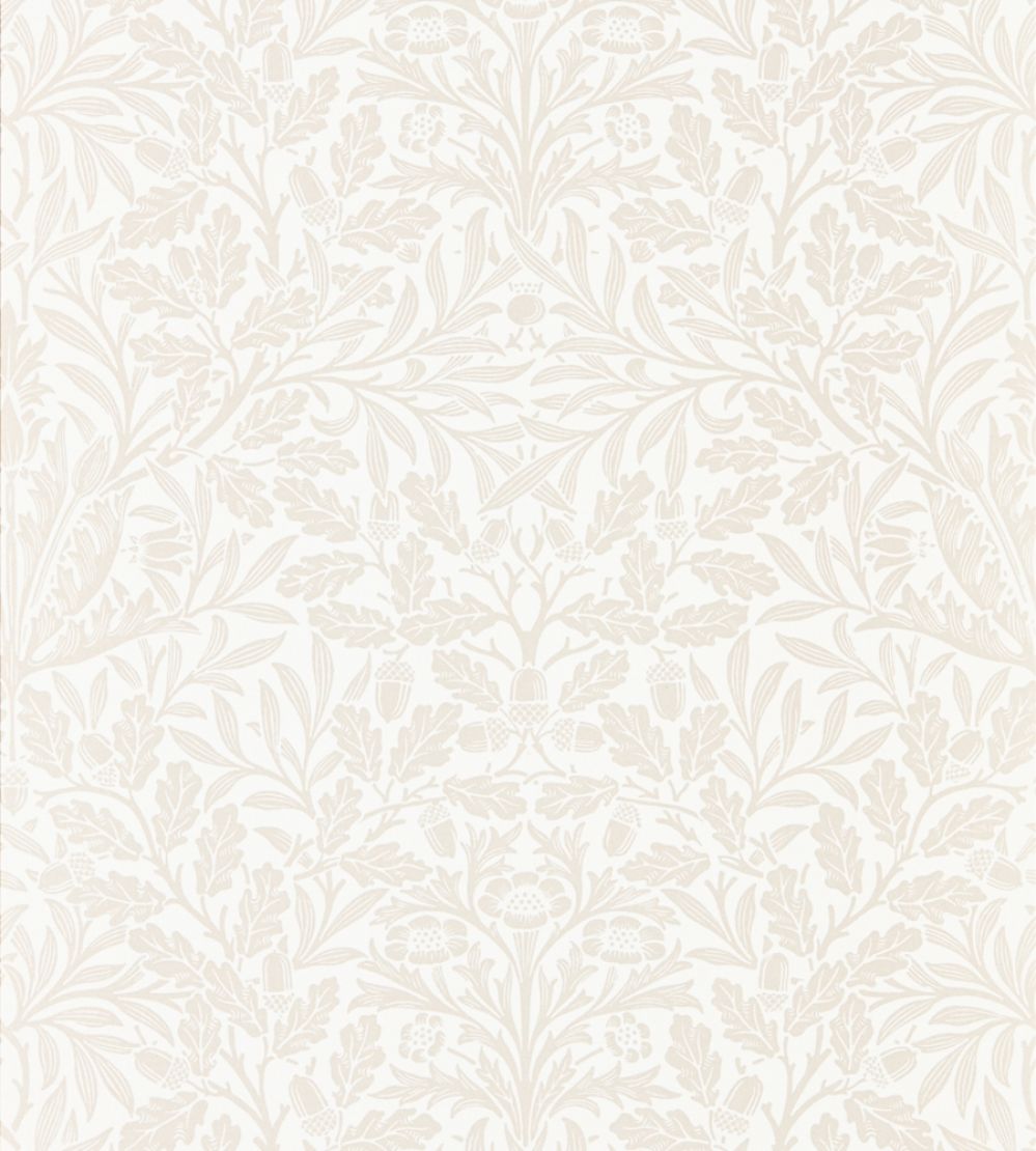 Pure Acorn Wallpaper by Morris & Co Ivory/Pearl