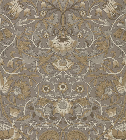 Pure Lodden Wallpaper by Morris & Co Taupe/Gold
