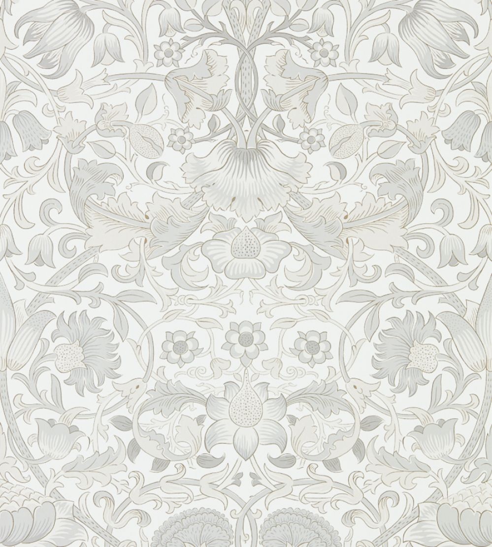 Pure Lodden Wallpaper by Morris & Co Chalk/Eggshell