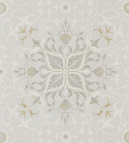 Pure Net Ceiling Wallpaper by Morris & Co Stone/Chalk