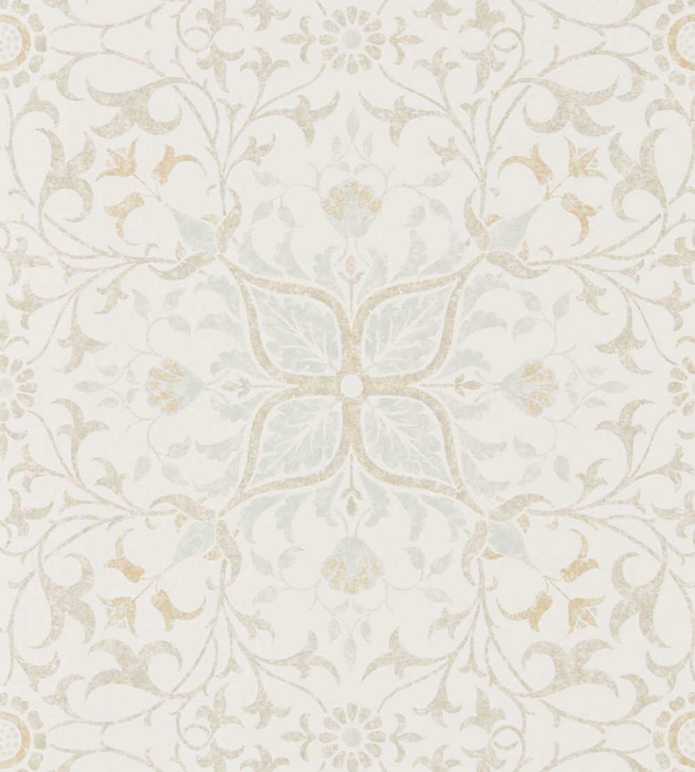 Pure Net Ceiling Wallpaper by Morris & Co Cream/Eggshell