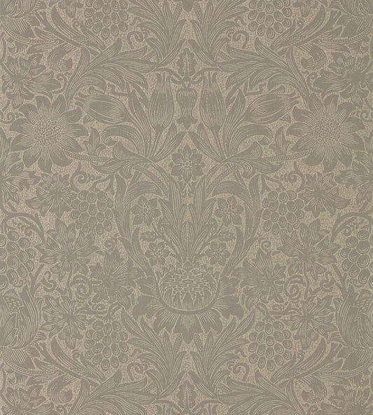 Pure Sunflower Wallpaper by Morris & Co Mole/Gold