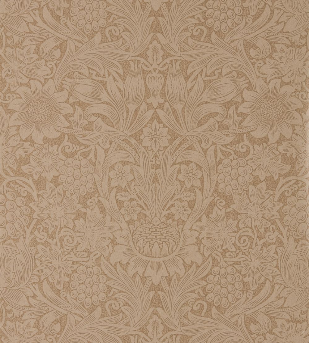Pure Sunflower Wallpaper by Morris & Co Copper/Russet