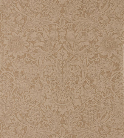Pure Sunflower Wallpaper by Morris & Co Copper/Russet