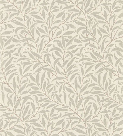 Pure Willow Bough Wallpaper by Morris & Co Ecru/Silver