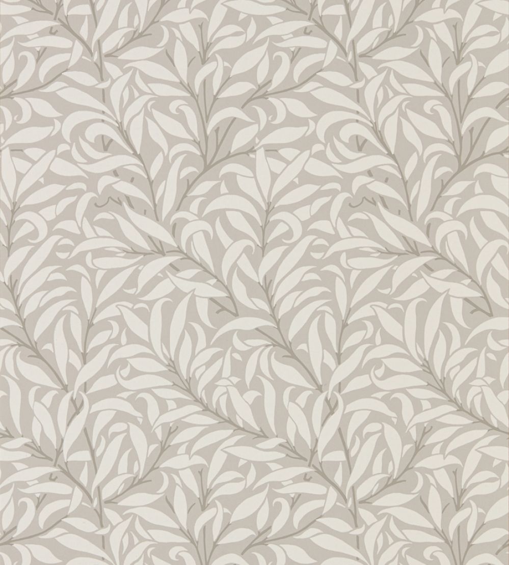Pure Willow Bough Wallpaper by Morris & Co Dove/Ivory