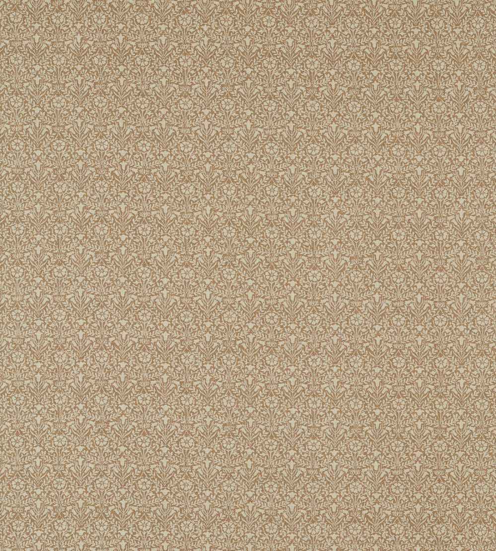 Bellflowers Weave Fabric by Morris & Co Wheat