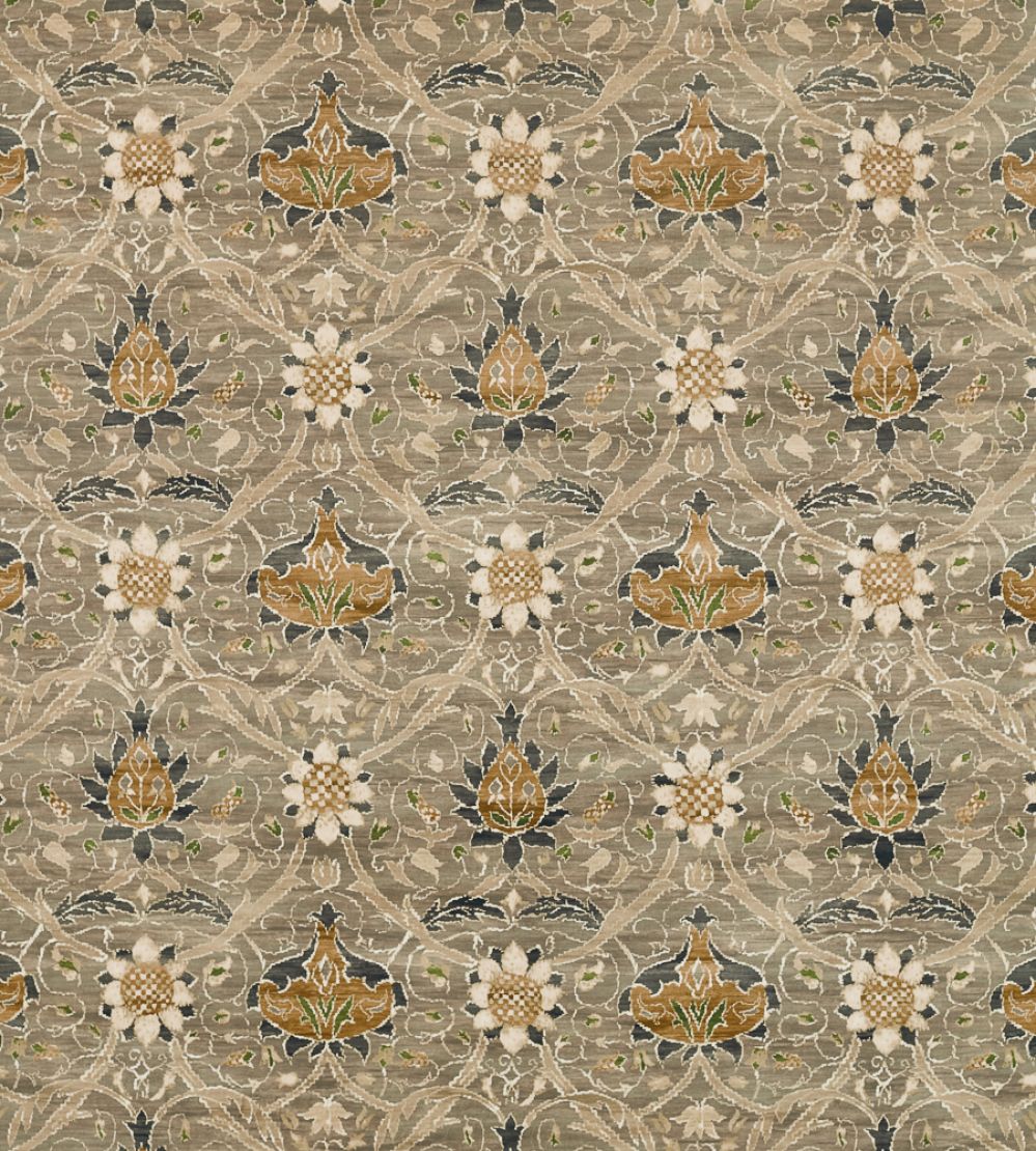 Montreal Velvet Fabric by Morris & Co Grey/Charcoal