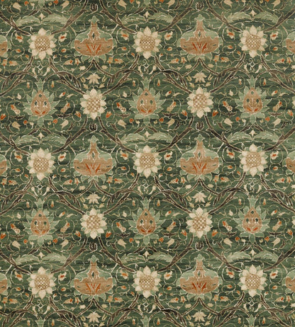 Montreal Velvet Fabric by Morris & Co Forest/Teal