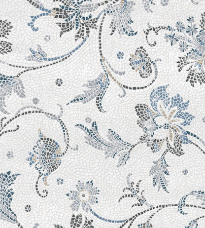 Mosaicum Wallpaper by Coordonne Aqua