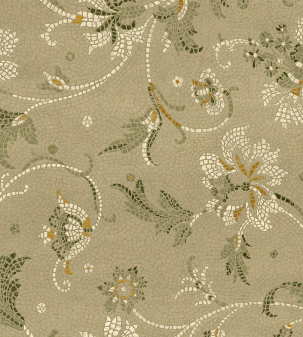 Mosaicum Wallpaper by Coordonne Matcha