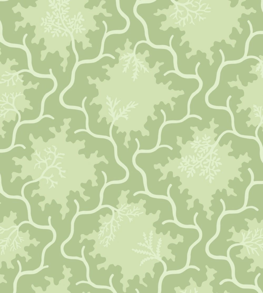 Moss Trellis Wallpaper by Cole & Son Matcha & Pistachio Green