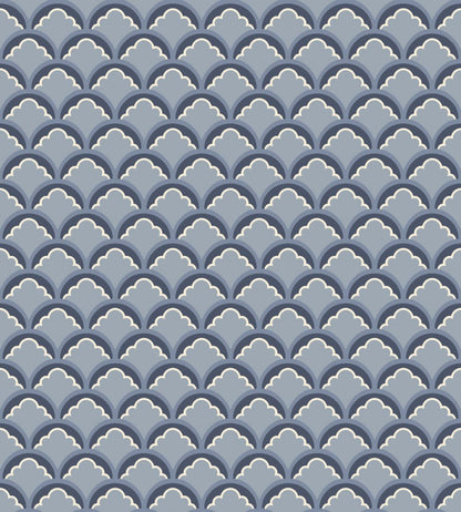 Mount Temple Small Wallpaper by GP & J Baker Blue