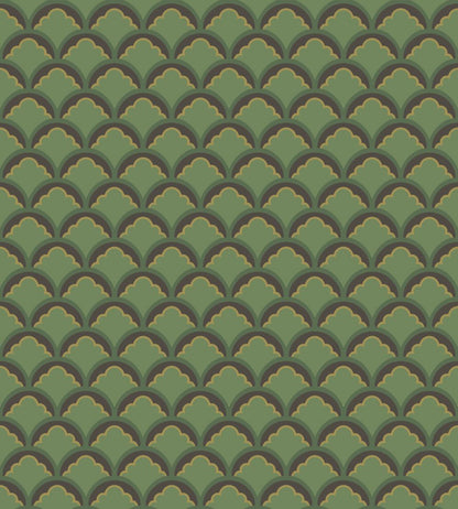 Mount Temple Small Wallpaper by GP & J Baker Emerald