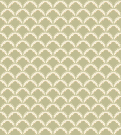 Mount Temple Small Wallpaper by GP & J Baker Sage