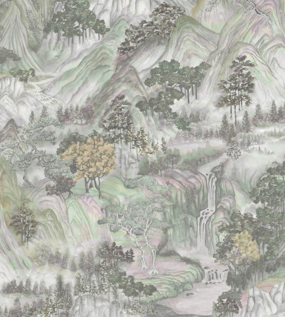 Mountainscape Wallpaper by Cole & Son Iridescent