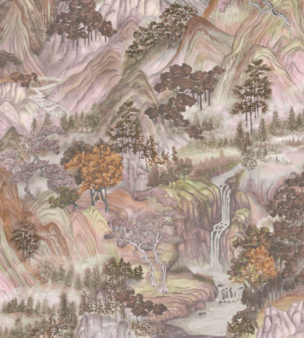 Mountainscape Wallpaper by Cole & Son Maple
