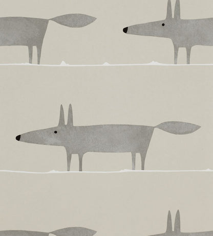 Mr Fox Wallpaper by Scion Silver