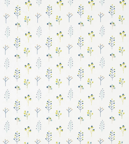 Mukula Fabric by Scion Gecko / Citrus / Pacific