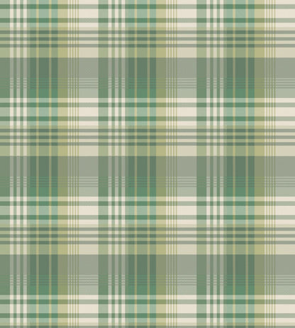 Mulberry Ancient Tartan Wallpaper by Mulberry Home Emerald