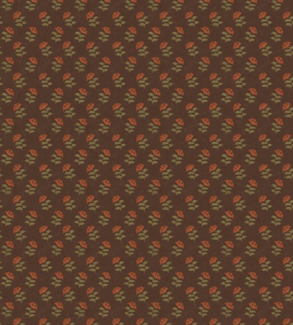 Mulberry Sprig Wallpaper by Mulberry Home Espresso