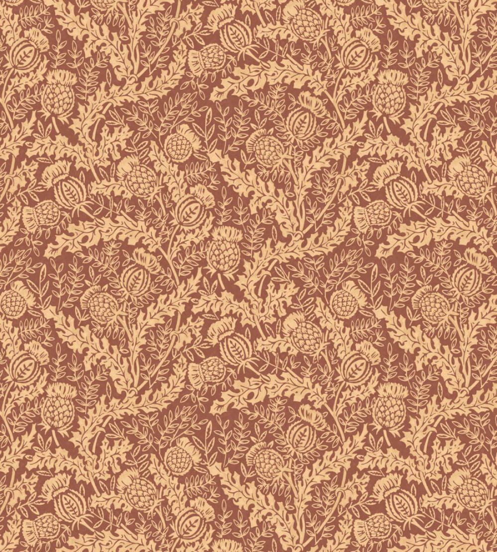 Mulberry Thistle Wallpaper by Mulberry Home Plum