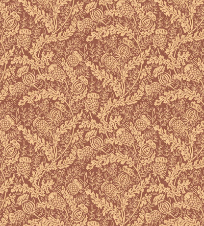 Mulberry Thistle Wallpaper by Mulberry Home Plum
