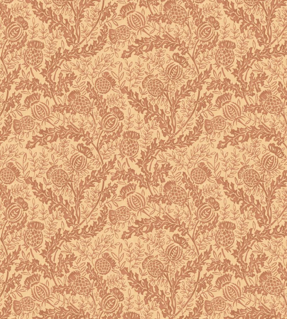 Mulberry Thistle Wallpaper by Mulberry Home Russet