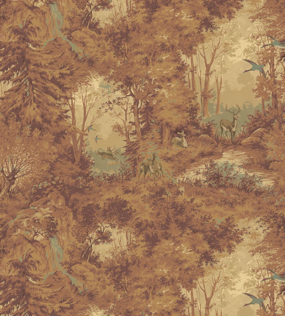 Mulberry Woodland Wallpaper by Mulberry Home Autumn