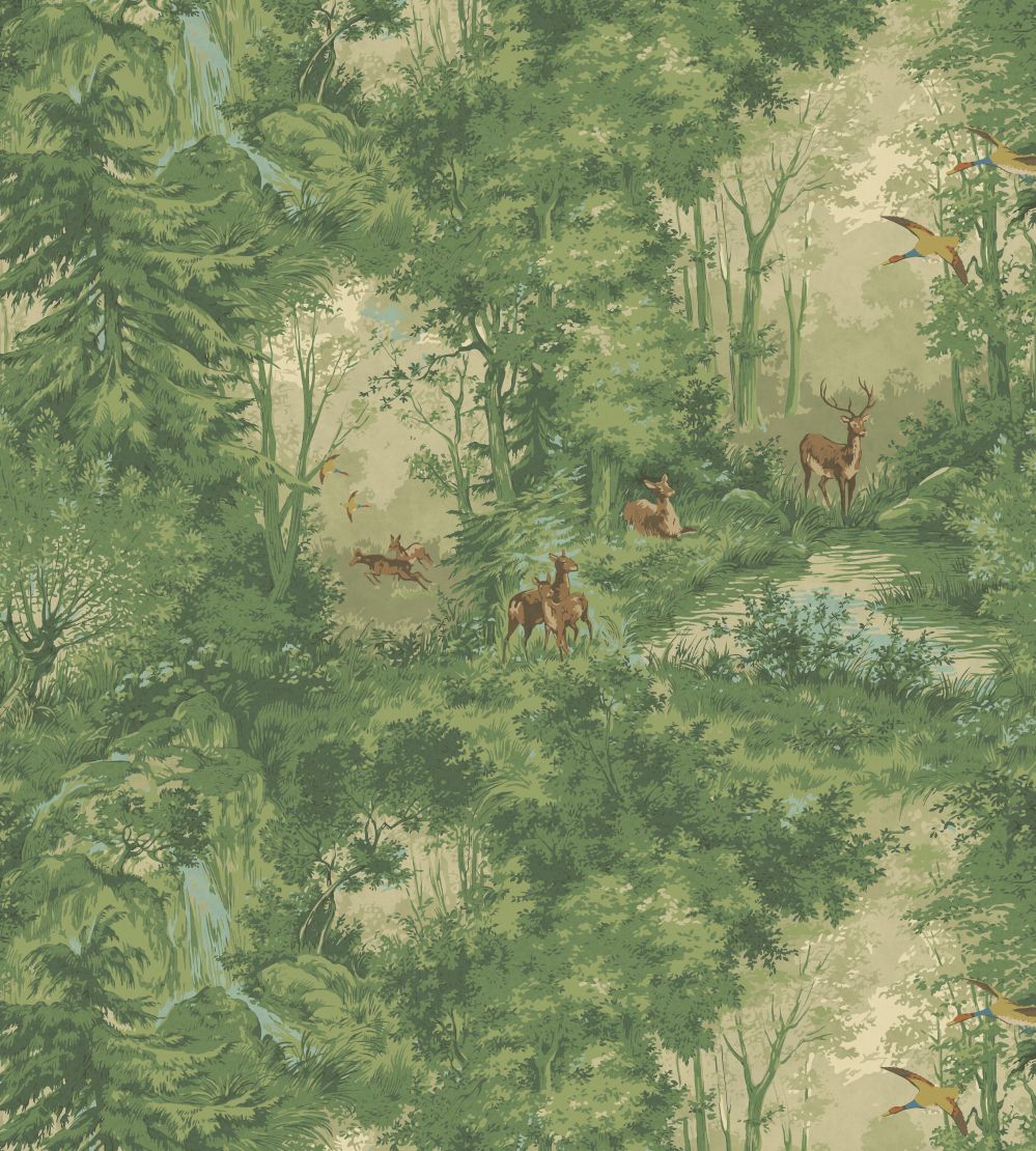 Mulberry Woodland Wallpaper by Mulberry Home Spring