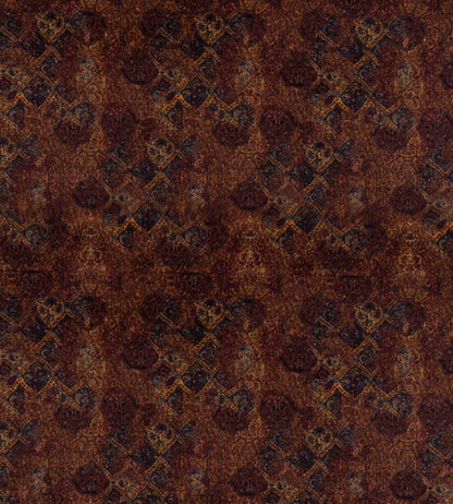 Bohemian Velvet Fabric by Mulberry Home Fig/Sienna