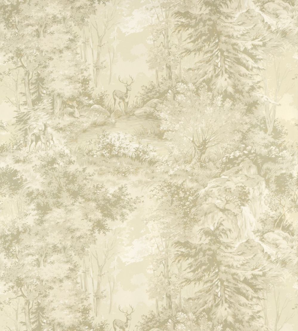 Torridon Wallpaper by Mulberry Home Charcoal
