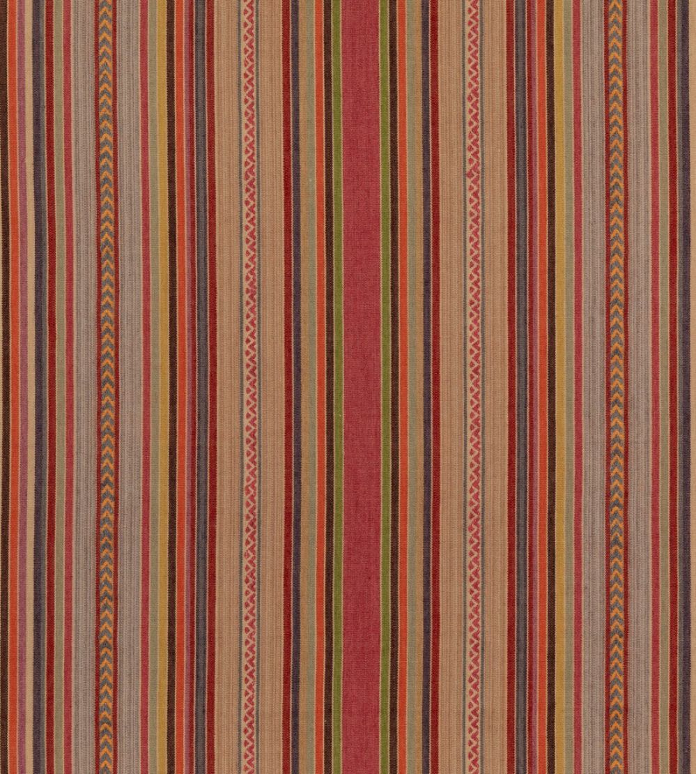 Art Stripe Fabric by Mulberry Home Multi