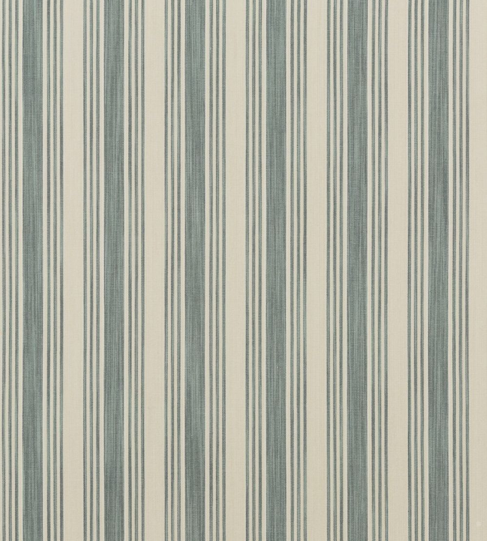 Hammock Stripe Fabric by Mulberry Home Teal