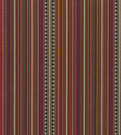 Pageant Stripe Fabric by Mulberry Home Multi