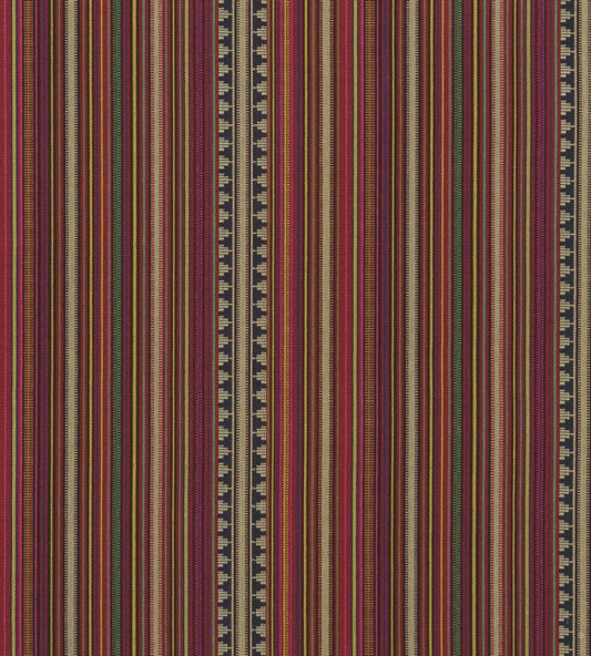 Pageant Stripe Fabric by Mulberry Home Multi