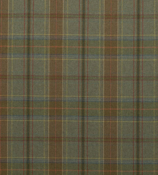 Shetland Plaid Fabric by Mulberry Home Lovat