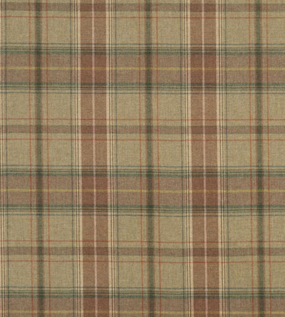 Shetland Plaid Fabric by Mulberry Home Quartz
