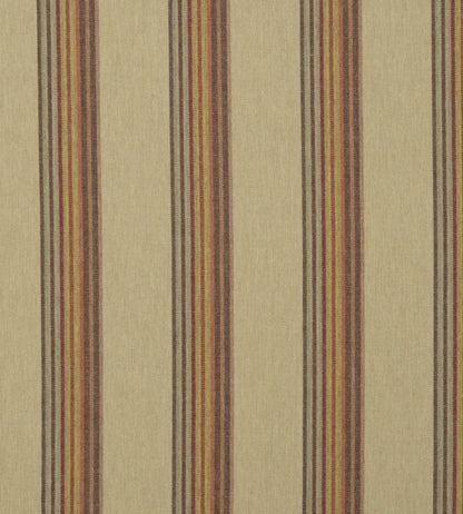 Twelve Bar Stripe Fabric by Mulberry Home Sand/Rose