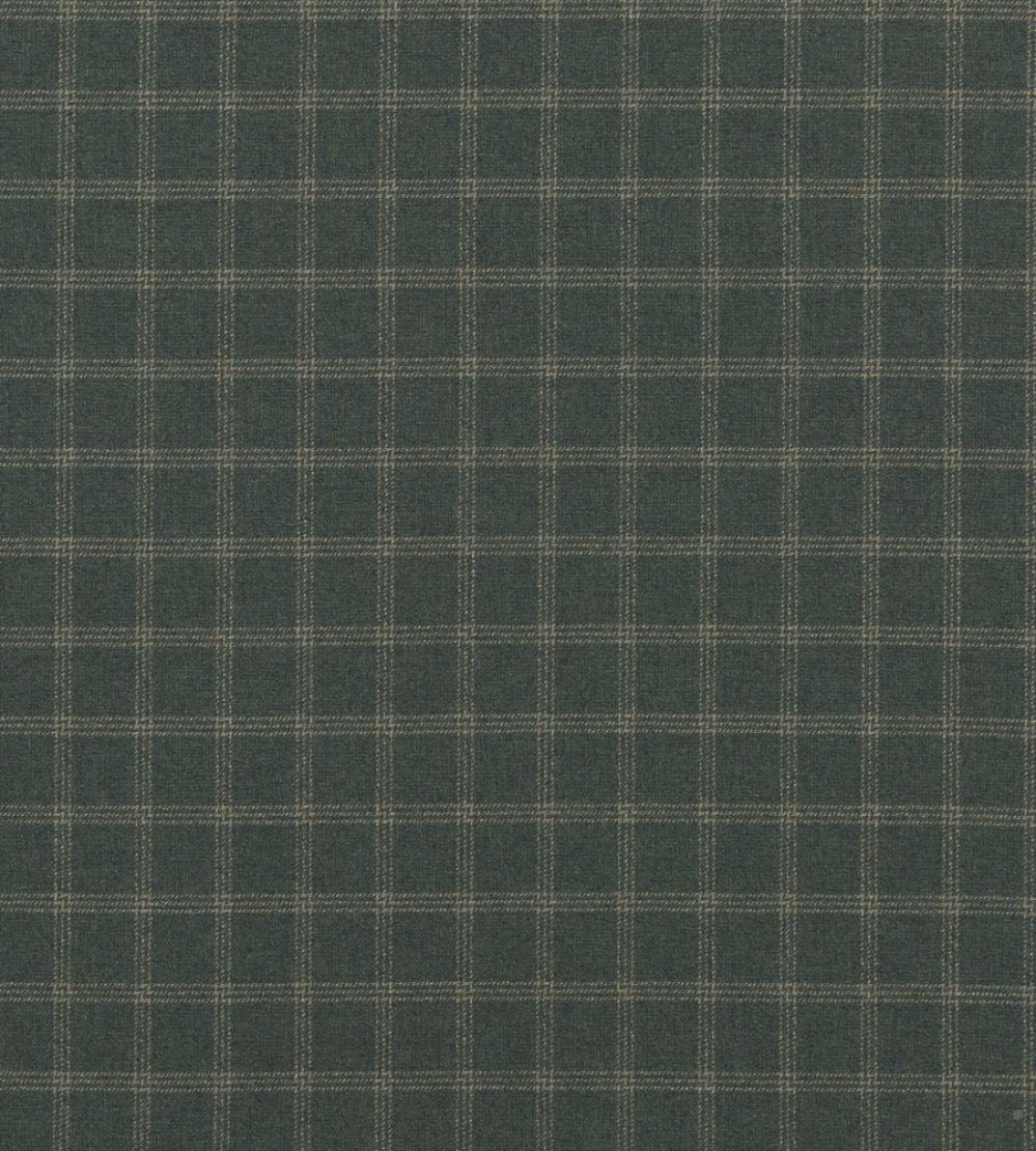 Bute Fabric by Mulberry Home Blue/Green