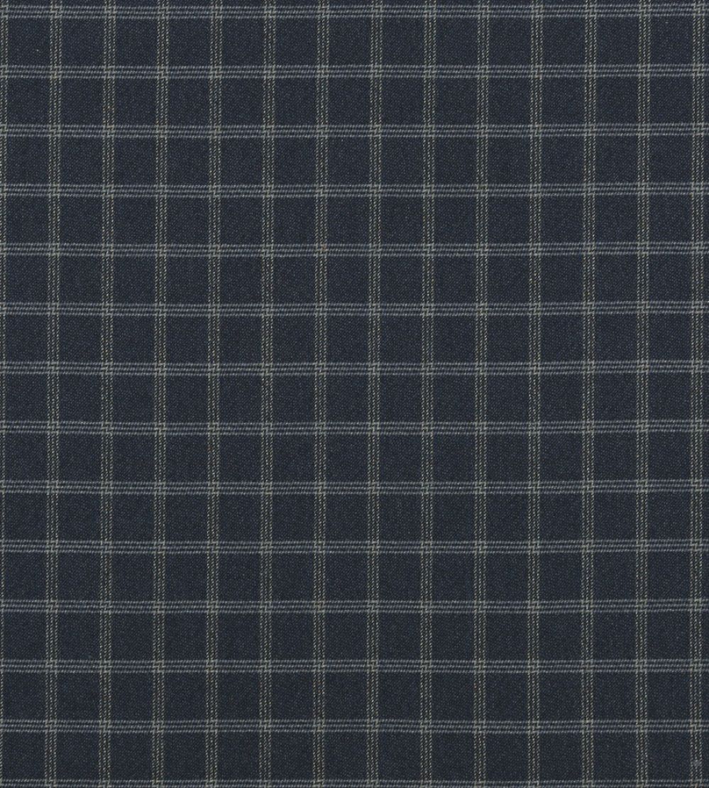 Bute Fabric by Mulberry Home Indigo