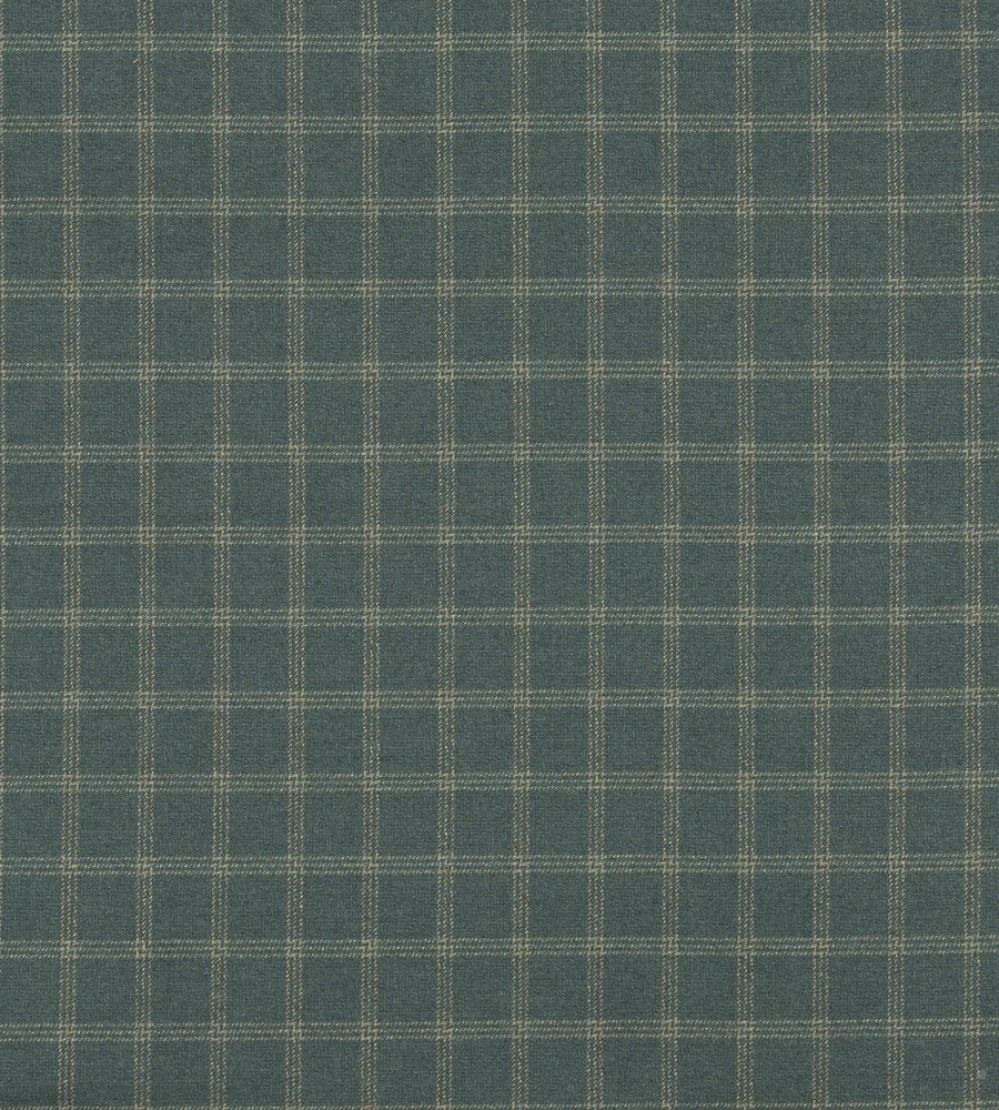 Bute Fabric by Mulberry Home Teal