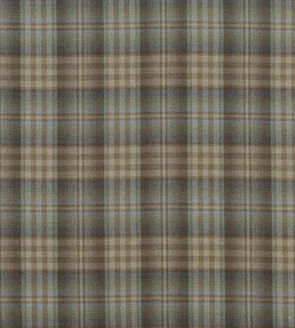 Nevis Fabric by Mulberry Home Lovat/Heather
