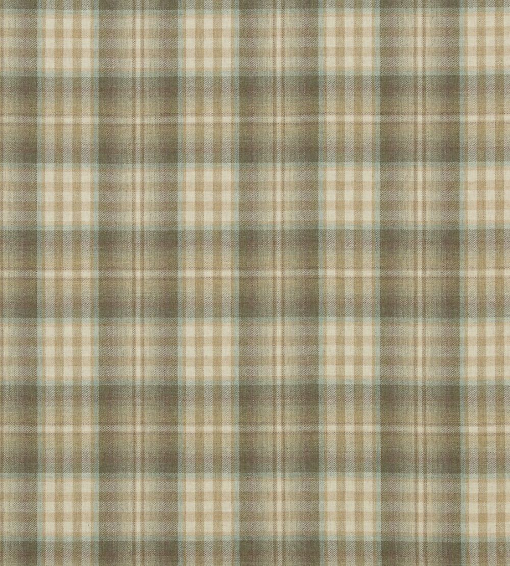 Nevis Fabric by Mulberry Home Sage/Aqua