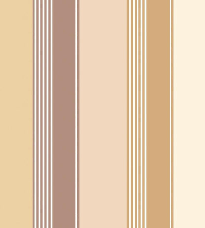 Multi Stripe Wallpaper by Ohpopsi Amber Mix